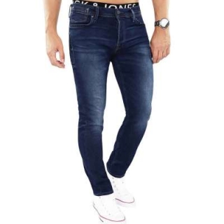 Dunkelblaue Herrenjeans Slim Fit Jack & Jones - core-mode.de
