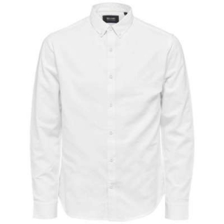 ONLY & SONS Herren Hemd onsSHIRT Kariert Einfarbig Denim