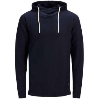 �JACK & JONES KAPUZENPULLOVER JORERIS KNIT HOOD STS�