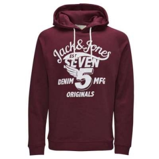 Körperbetonter Herren Hoodie jjorRAFFA mit weicher Innenseite und modischen Prin Körperbetonter Herren Hoodie jjorRAFFA mit weicher Innenseite und modischen Prin