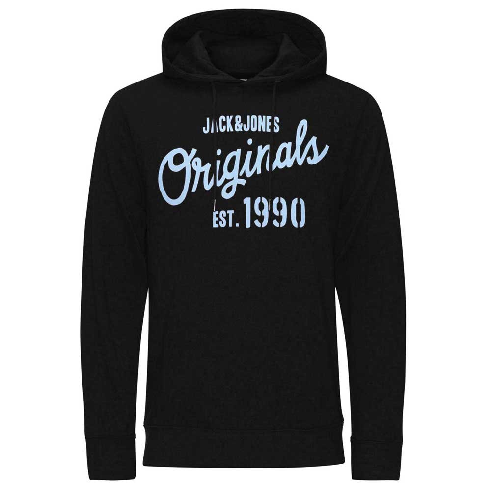 Lässiger schwarzer Kapuzenpullover Jack Jones jjorJOIN