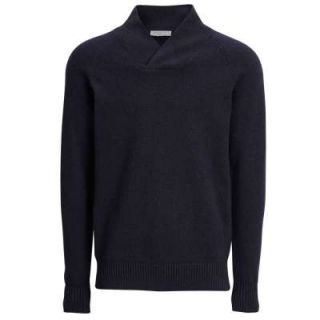 Winter-Strickpullover Slhtroy Blau Premium - core-mode.de