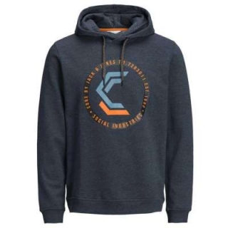 JACK & JONES Hoodie jcoLANO Sweat in vier Farben mit Print