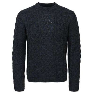 ONLY & SONS Herren Strickpullover troHEATH CABLE in Blau und Rot