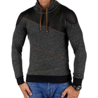 Herren Schalkragen-Pullover von Jeel in Schwarz Blau un