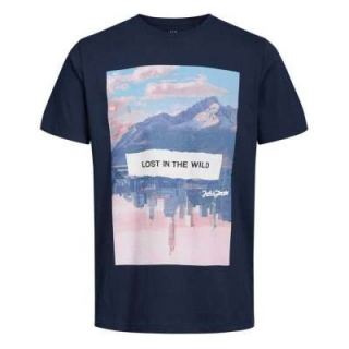 JACK & JONES Herren und Jungen T-Shirt jorWATERR mit Fo