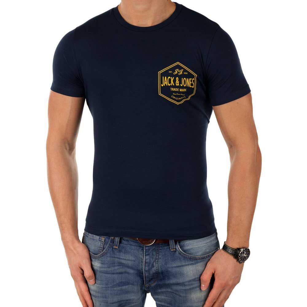 Jack Jones Herren T-Shirt jjorCALL Tee mit Logoprin