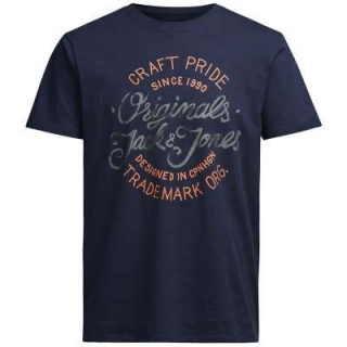JACK & JONES Herren T-Shirt jorPAINTLOGO Tee Print Logo