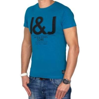 JACK & JONES - jjcoELIJAH Herren T-Shirt Print Slim-Fit