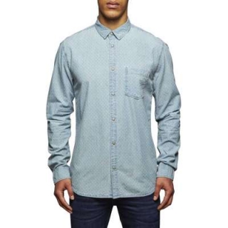 Jack & Jones Herren Hemd Free Shirt Ls Bbb Blau Jack & Jones Herren Hemd Free Shirt Ls Bbb Blau