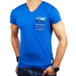 Jack & Jones Herren T-Shirt Jcocapsver Tee V-Ausschnitt