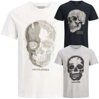 TOTENKOPF SKIZZEN T-SHIRT | JACK & JONES | CORE MODE