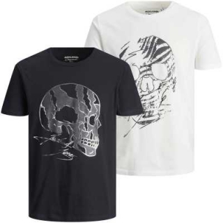 Jack & Jones T-Shirt mit Totenkopf-Print | core-mode.de Jack & Jones T-Shirt mit Totenkopf-Print | core-mode.de