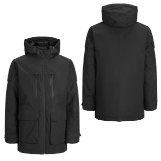 Warmer Herrenparka f�r den Winter in schwarz - core-mode.de