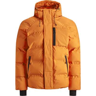 JACK & JONES Daunenjacke Jhwtrondheim Steppjacke Pufferjacke Winterjacke Orange