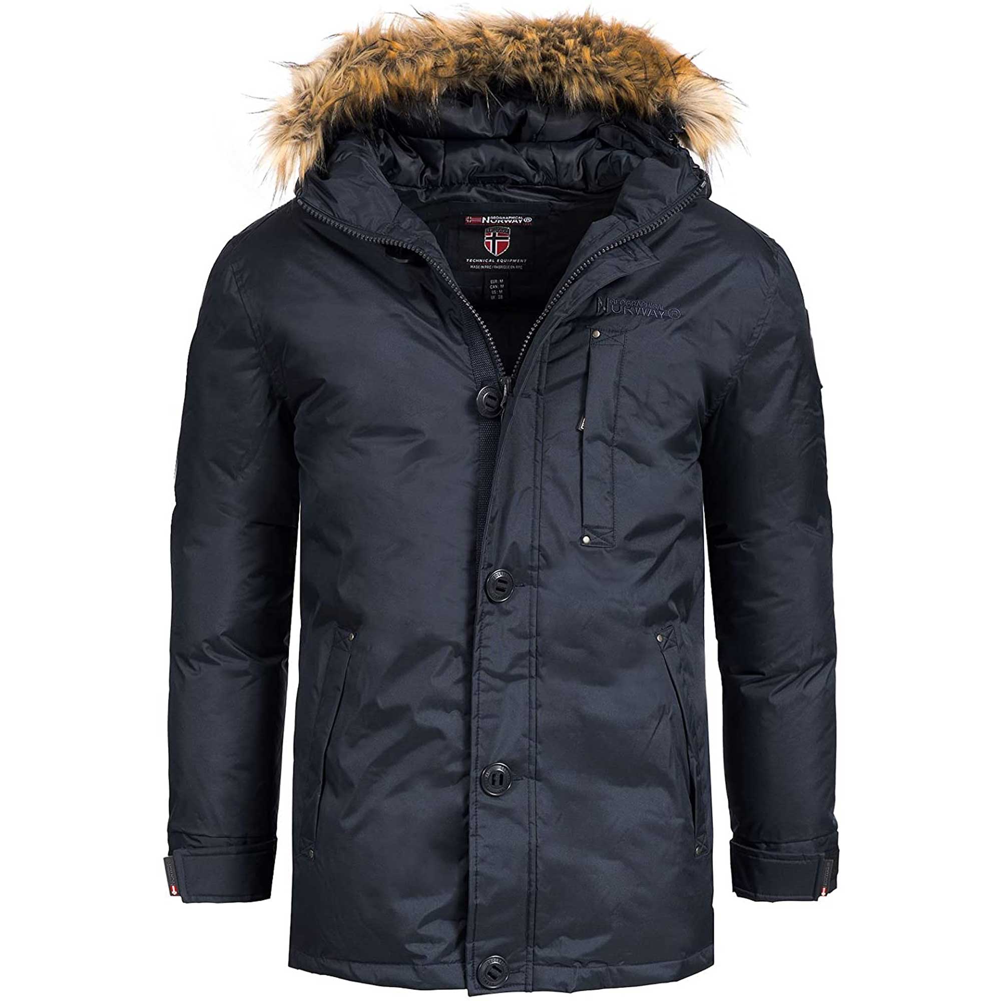 Warmer Herrenparka für den Winter in drei Farben core