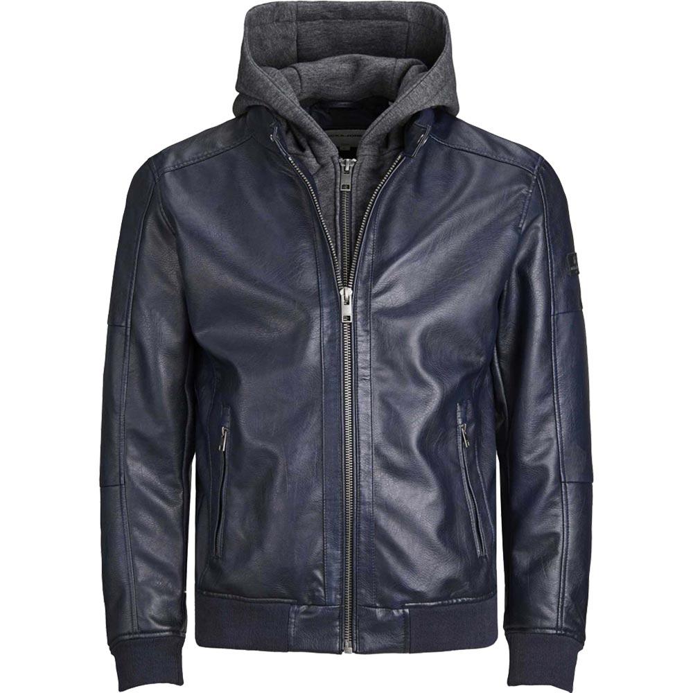 Jack Jones Lederjacke Kunstleder
