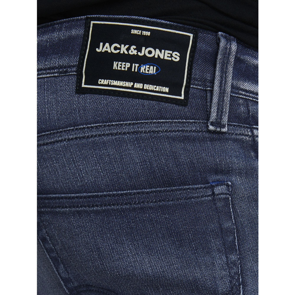 JACK & JONES Herren Jeans Slim Fit JJIGLENN JJFOX BL 881 Blau Blue Denim