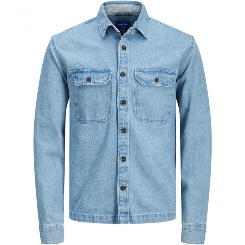 Jack Jones Herren Jeanshemd Jjipete Shirt Ls Core Mode De Gunstig Hemden Shoppen