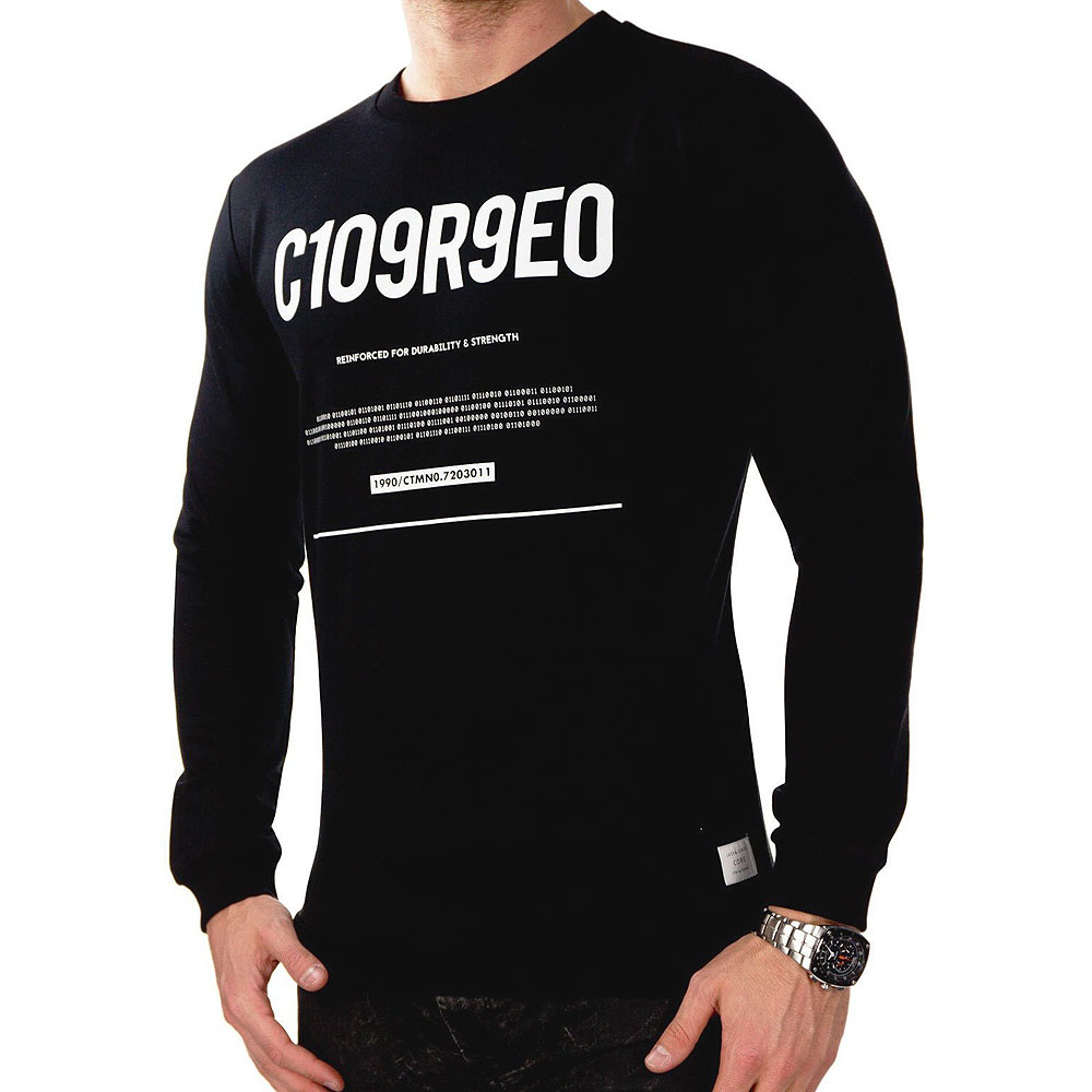 crew neck pullover sweatshirt