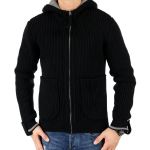 Antony Morato Herren Strickpullover Strickjacke Cardigan Kollektion 1 Modell 1 Schwarz