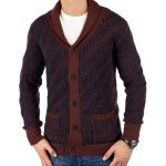 Antony Morato Herren Strickpullover Strickjacke Cardigan Kollektion 1 Modell 2 Rot/Blau