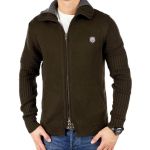 Antony Morato Herren Strickpullover Strickjacke Cardigan Kollektion 1 Modell 3 Waldgr�n