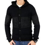 Antony Morato Herren Strickpullover Strickjacke Cardigan Kollektion 1 Modell 5 Schwarz/Blau/Wei�