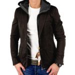 Antony Morato Herren Mantel Kollektion 5 Modell 7 Dunkelbraun