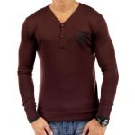 Antony Morato Herren Strickpullover Langarmshirt Kollektion 15 Modell 1 Rostrot