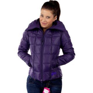 Relish Damen Steppjacke Winterjacke dicke Jacke gepolsterter Kragen Modell 4 Lila