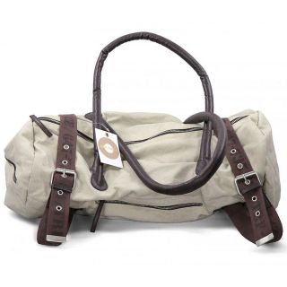 Friis & Company Accessoires Damen Handtaschen Leder Canvas 2 Modell 34 Beige