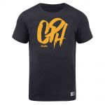 JACK & JONES Herren T-Shirt Jornew Quay Sommer Baumwolle Rundhals Tall & Slim Anthrazit