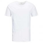 JACK & JONES Herren T-Shirt Jcomest Sommer Baumwolle Print Rundhals Regular Fit Wei�