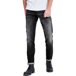 JACK & JONES Herren Jeans Jjimike 314 Comfort Fit Schwarz Black Denim Stretch Black Denim