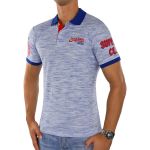 JACK & JONES Herren Poloshirt Jorsofa Blau