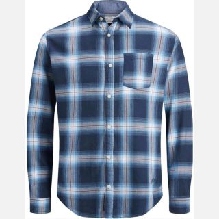 Jack & Jones Herren Freizeithemd Jornico Shirt Blau