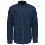 Only & Sons Herren Hemd Kollektion Onsshirt Dunkelblau