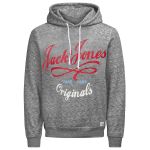 Jack & Jones Herren Kapuzenpullover Jornew Quay Sweat Hoodie Grau