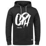 Jack & Jones Herren Kapuzenpullover Jornew Quay Sweat Hoodie Schwarz-Wei�