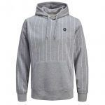 Jack & Jones Kapuzenpullover Jorbenja Sweat Hoodie Herren Grau