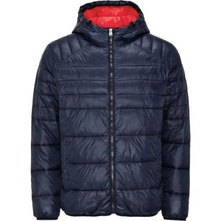 JACK & JONES Steppjacke Jcobaron leichte Daunenjacke Pufferjacke Regular Fit Black Navy
