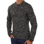 Jack & Jones Herren Strickpullover Jorlawton Knit Schwarz