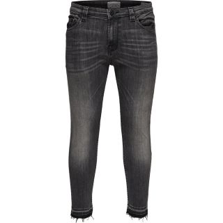ONLY & SONS Herren Jeans Warp 7386 Skinny Fit R�hrenjeans Grau Stretch Used Look Grey Denim