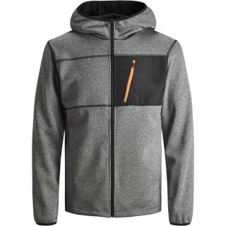 JACK & JONES Fleecejacke Jcosona Fleece Jacket �bergangsjacke Warm Regular Fit Grau
