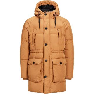 JACK & JONES Parka Jorfortune Daunenjacke Steppjacke Winterjacke Regular Fit Aprikose