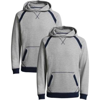 Jack & Jones Herren Kapuzenpullover 2er 4er Pack Jorcamalot Sweat Hoodie Casual 2er Pack Grau-Blau