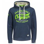 Jack & Jones Herren Kapuzenpullover Jorsolicity Sweat Hoodie Hellblau