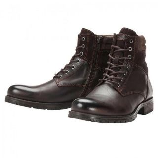 Jack & Jones Herren Stiefeletten Jfwzachary Boots Winterstiefel Streetwear Boots Braun