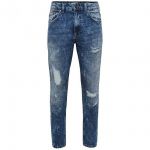 Only & Sons Herren Jeans Onscarrot 6608 Destroyed Look Blue Denim Blue Denim
